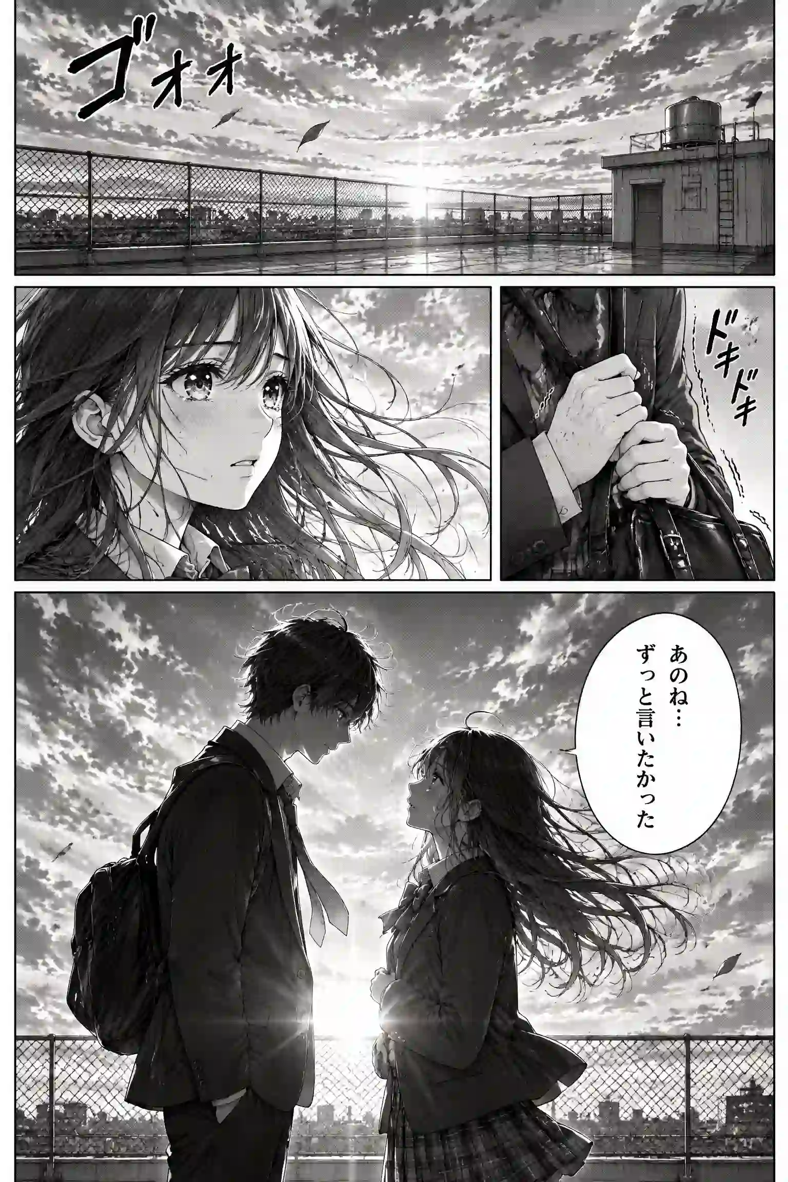 colorize manga 上色前的细致黑白页面,适合灵活的创意尝试。